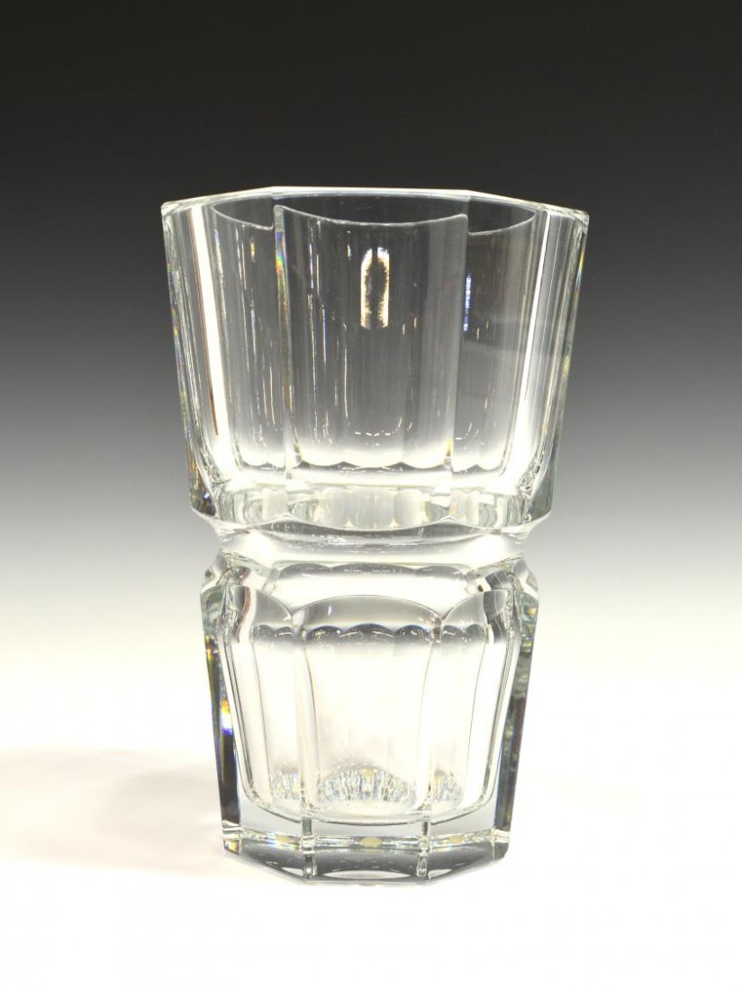 LARGE FRENCH BACCARAT EDITH PATTERN VASE (1 of 2)