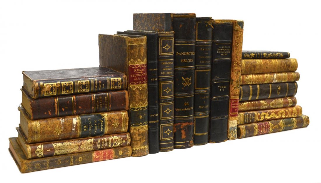 (19) ANTIQUE SPANISH & FRENCH BOOKS (1 of 7)