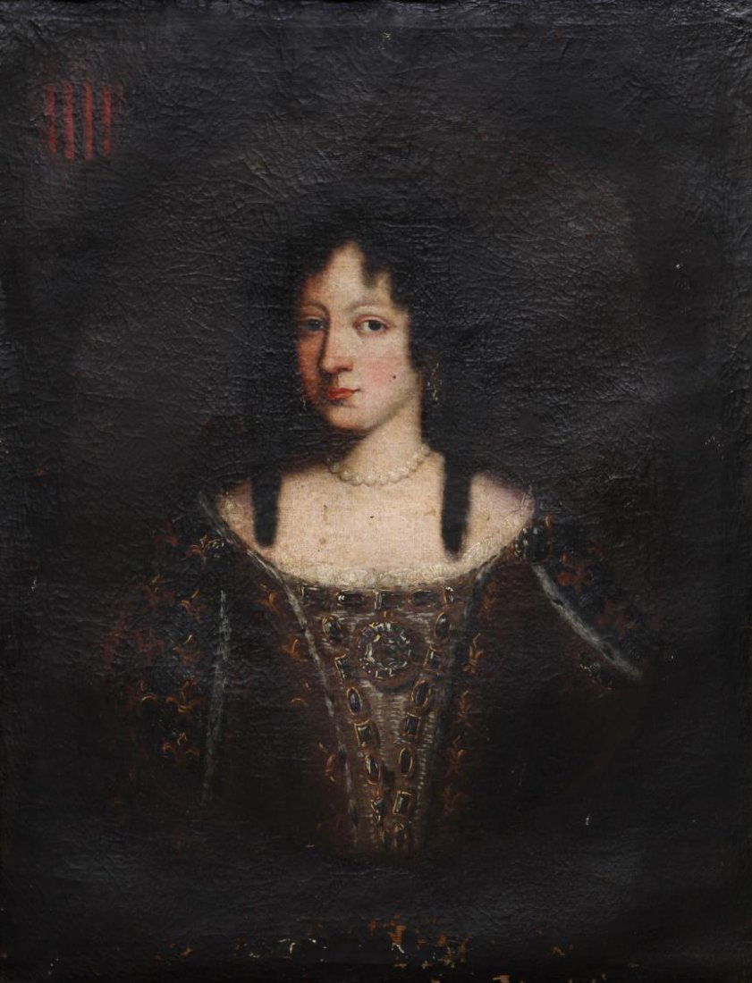 PORTRAIT OF A HIGH STATION LADY, 18TH C. (1 of 5)