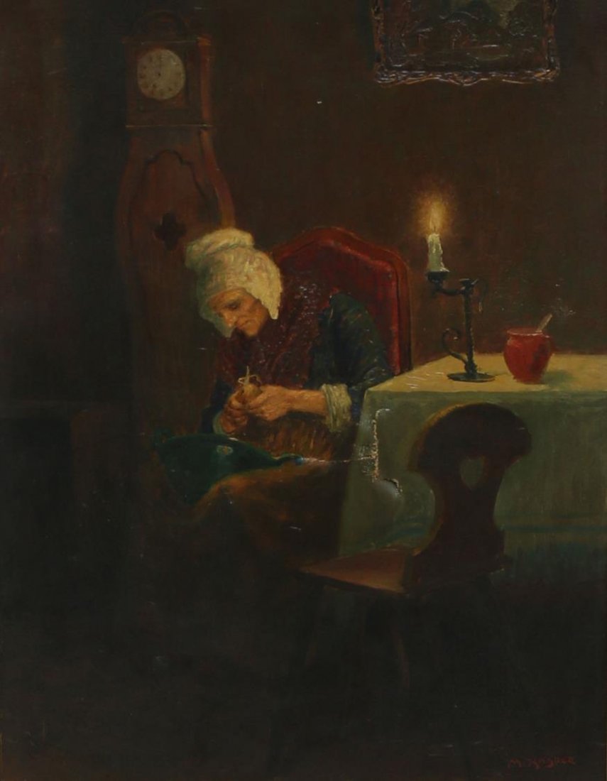 MAX KAHRER (HUNGARY, 1878-1947), SIGNED PAINTING (1 of 4)