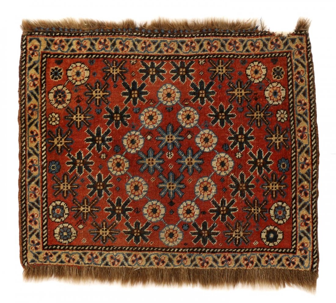 ANTIQUE JAF KURDISH WOOL BAG FACE, 2' x 1'7" (1 of 2)