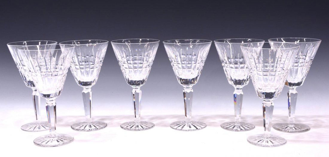 (8) WATERFORD GLANDORE CUT CRYSTAL STEMWARE (1 of 5)