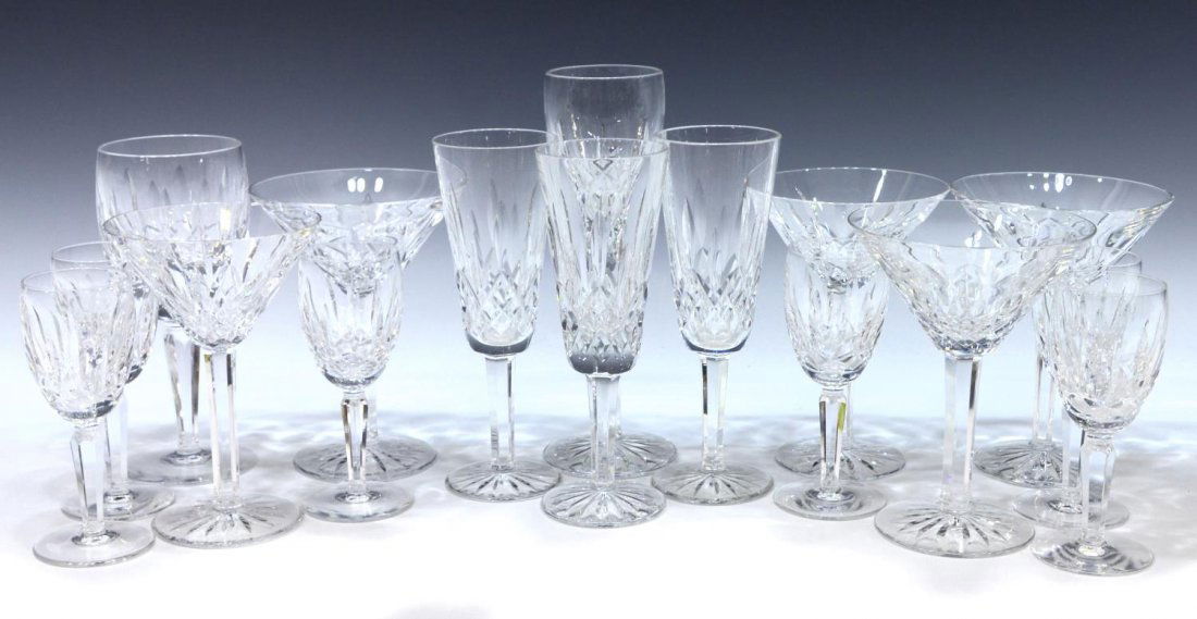 (16) WATERFORD CUT CRYSTAL STEMWARE, ASSORTED (1 of 7)