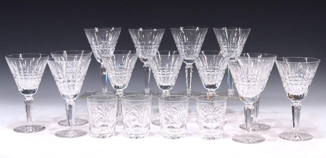 (17) WATERFORD GLENMORE GOBLETS & ASHLING TUMBLERS (1 of 7)