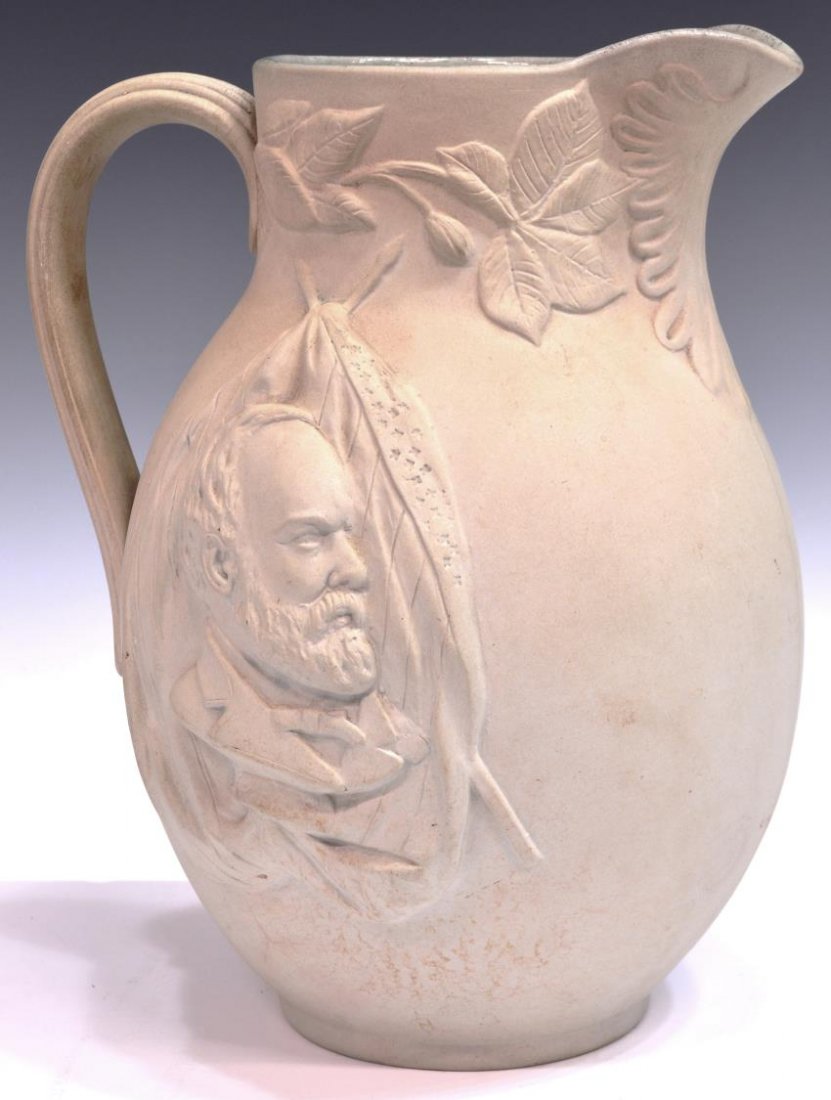 LARGE ROOKWOOD POTTERY JAMES GARFIELD PITCHER (1 of 7)