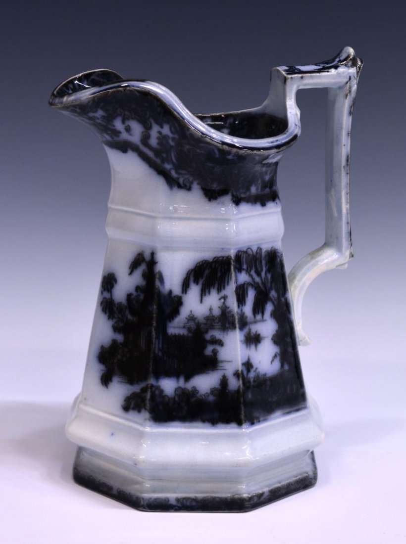 19TH C COREAN MULBERRY FLOW IRONSTONE PITCHER (1 of 4)