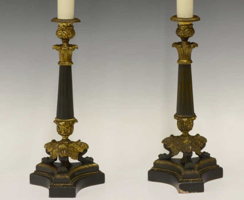 (2) NAPOLEON III CANDELABRA LAMPS (1 of 4)
