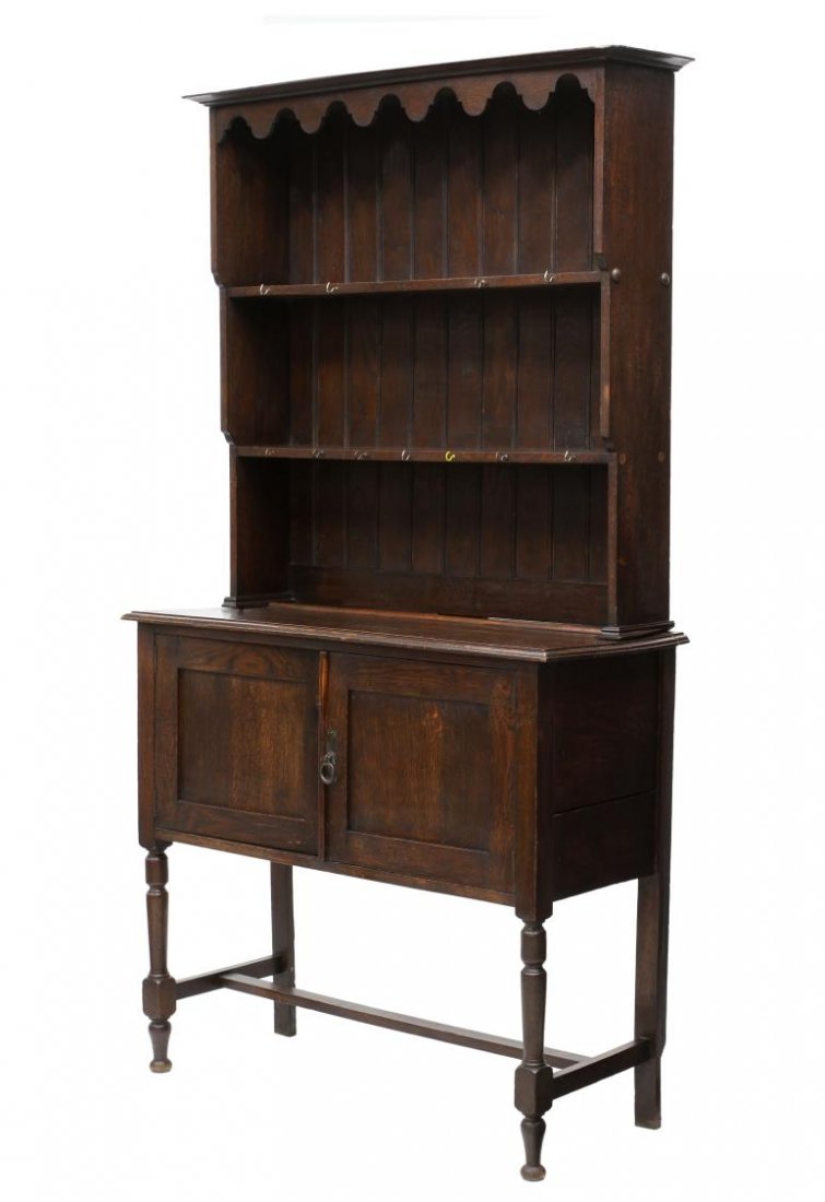 BRITISH OAK WELSH CUPBOARD (1 of 4)