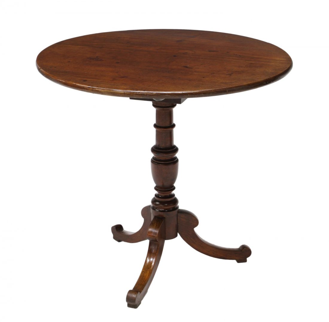 AMERICAN MAHOGANY TILT TOP TABLE (1 of 3)