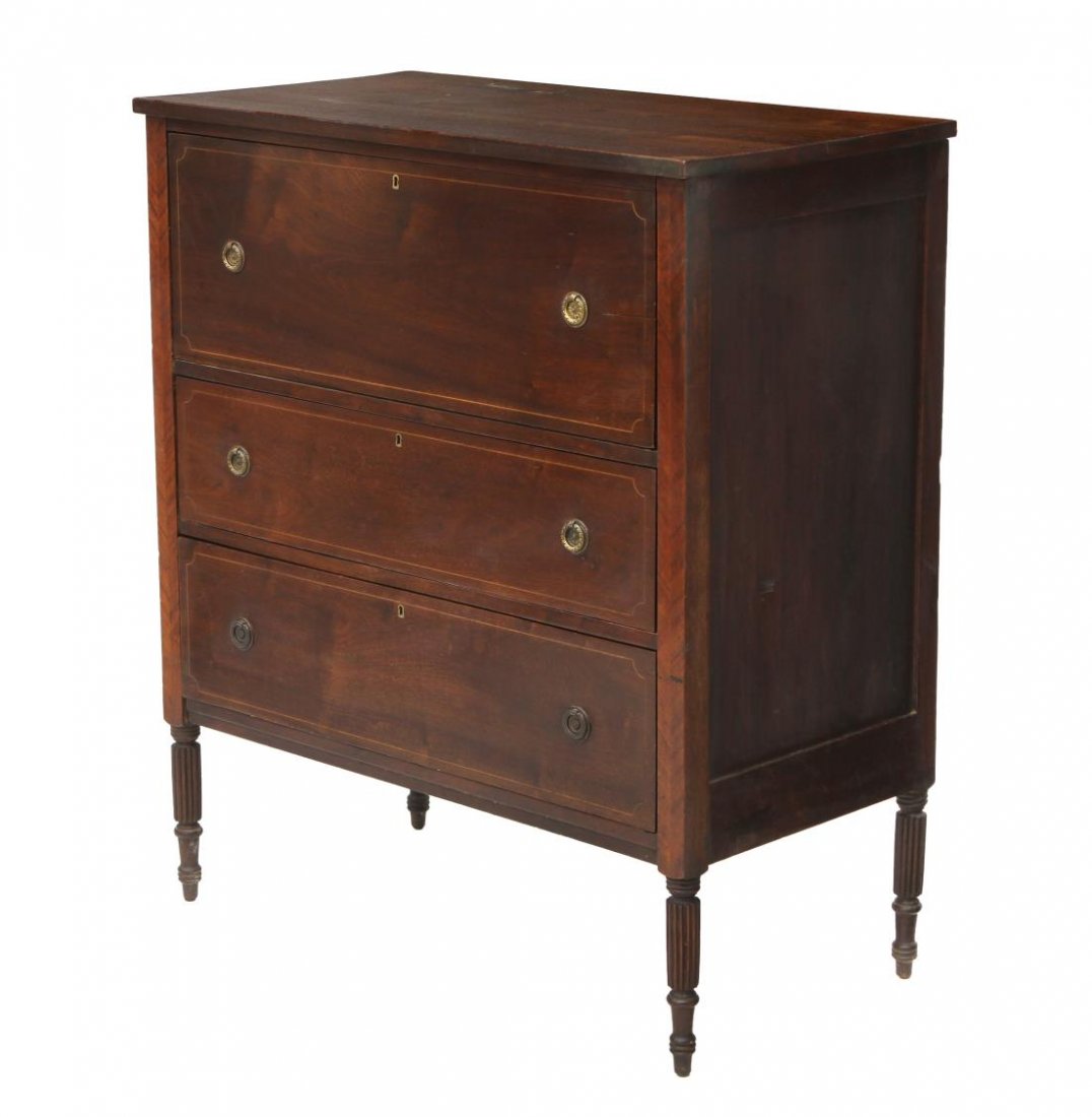 AMERICAN MAHOGANY BUTLERS CHEST (1 of 8)