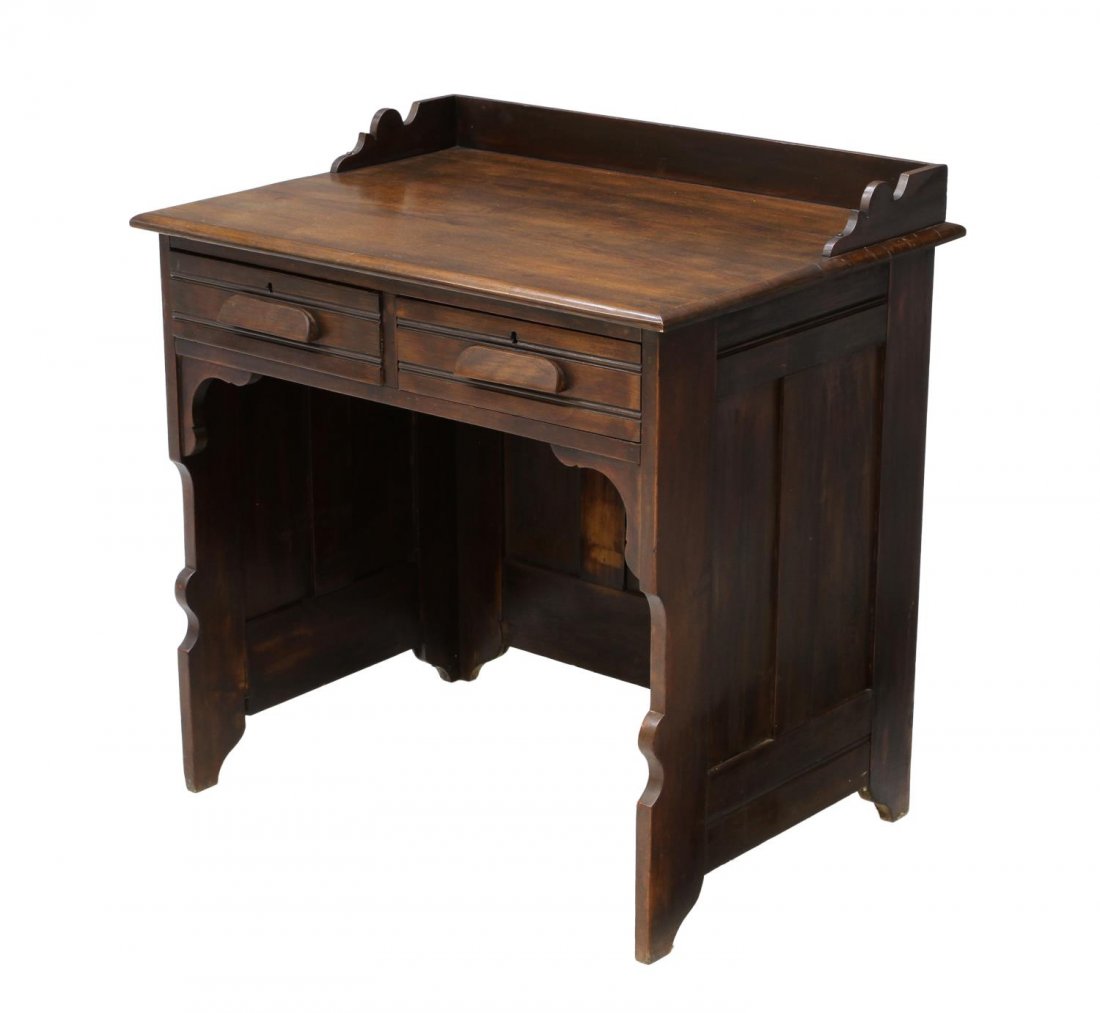 WALNUT WRITING DESK (1 of 3)