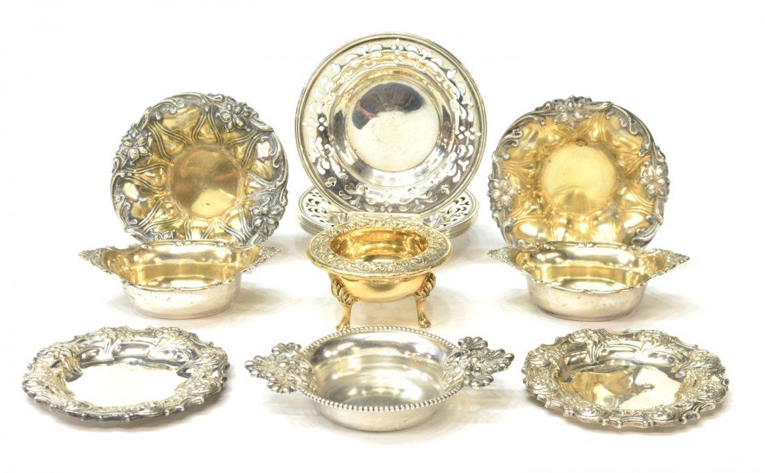 (14) AMERICAN PIERCED & REPOUSSE STERLING ITEMS (1 of 10)