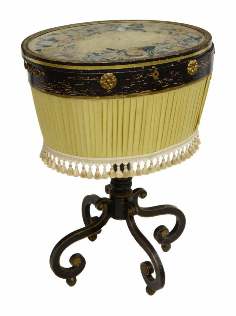 FRENCH OVAL SEWING TABLE (1 of 2)