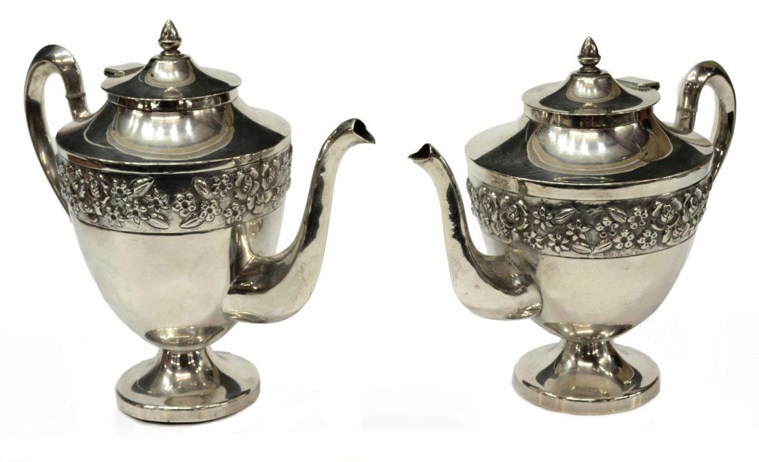 (2) MACIEL MEXICO CITY STERLING SILVER KETTLES (1 of 4)