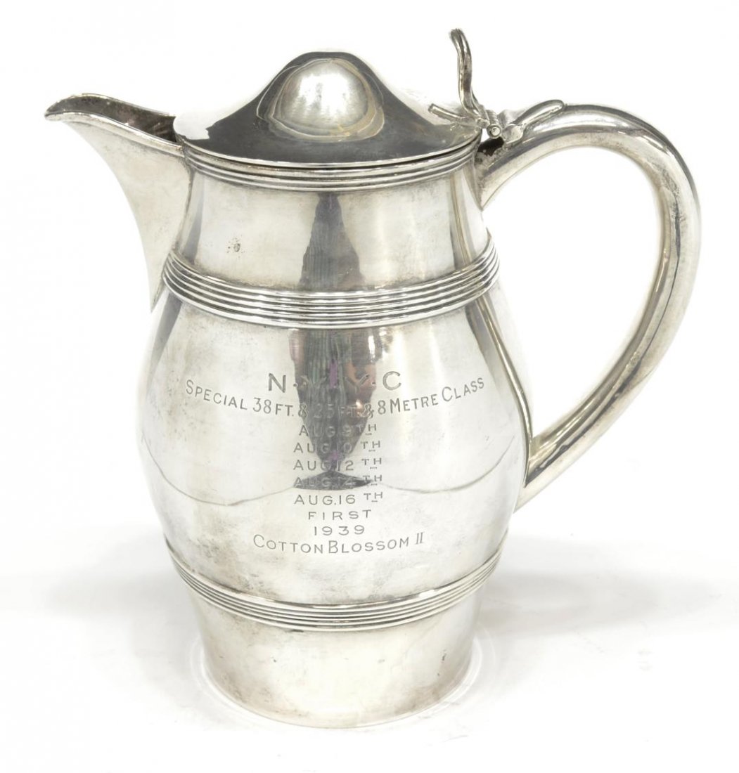 GORHAM BLACK, STAR & FROST STERLING TROPHY PITCHER (1 of 5)