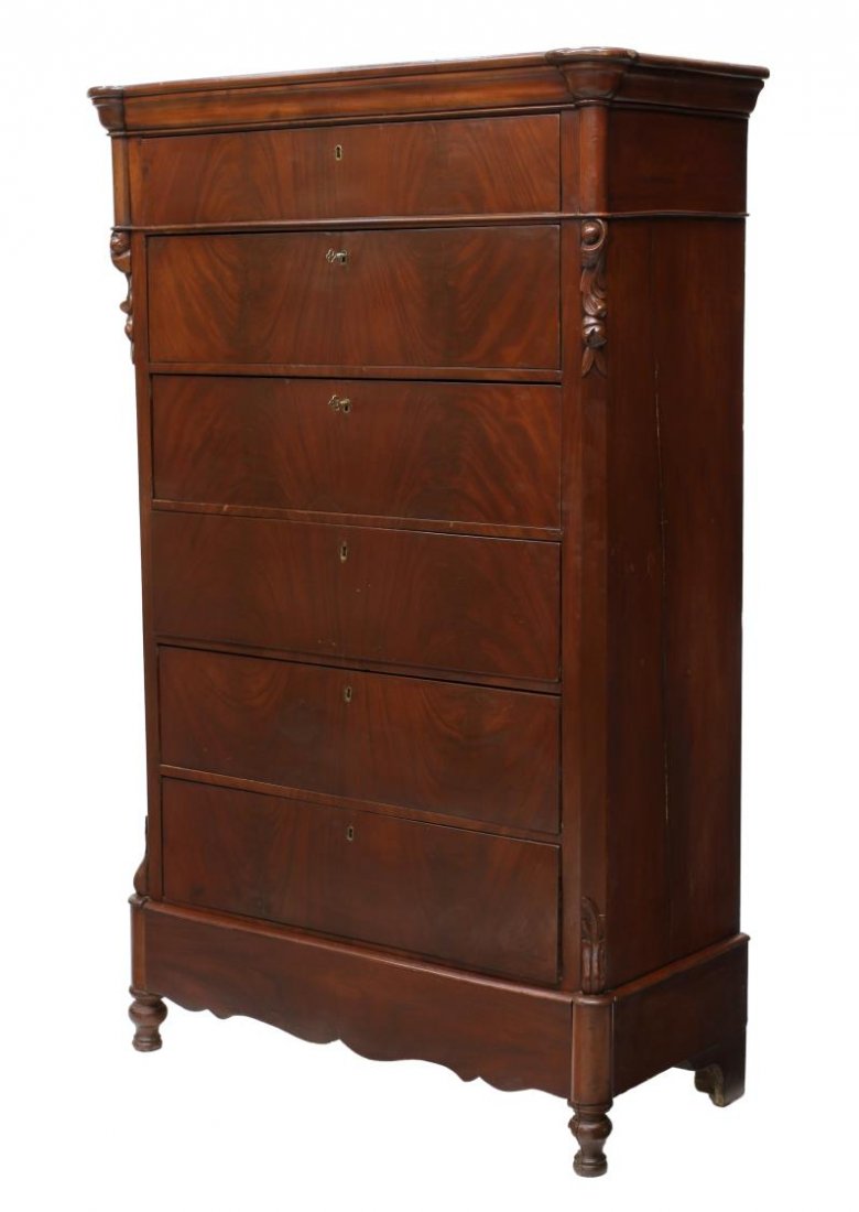 VICTORIAN MAHOGANY BUTLER'S CHEST (1 of 6)