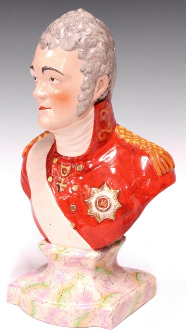 BUST, CZAR ALEXANDER I, LIKELY STAFFORDSHIRE (1 of 3)