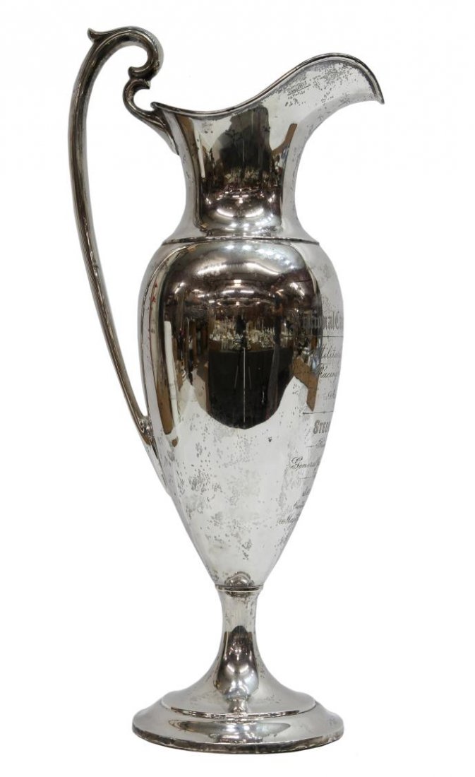 STERLING TROPHY EWER, 1921 CAPITAL HORSE SHOW (1 of 5)