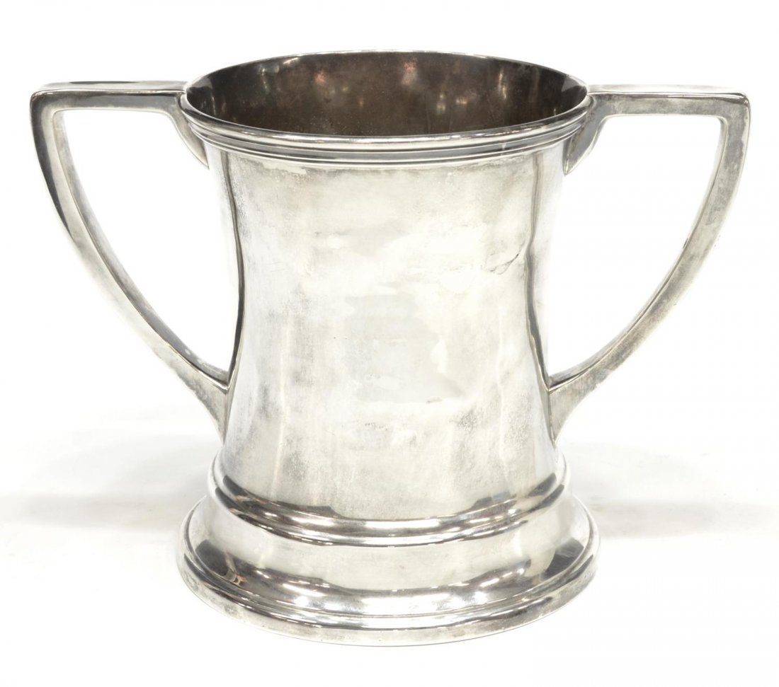 LARGE STERLING SILVER LOVING CUP, 23.08OZT (1 of 4)