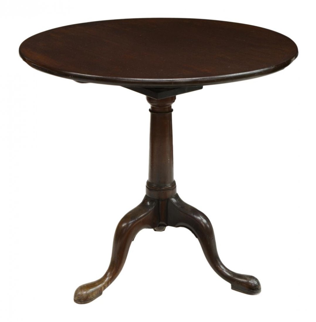 AMERICAN MAHOGANY TILT TOP TABLE (1 of 2)