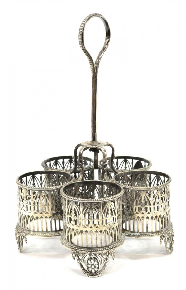 GEORGE III C. ALDRIDGE & H. GREEN STERLING STAND (1 of 4)