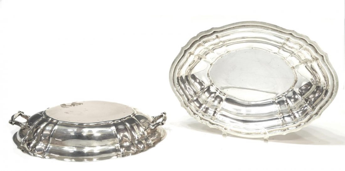(2) GORHAM STERLING SILVER ENTREE DISH & TRAY (1 of 6)