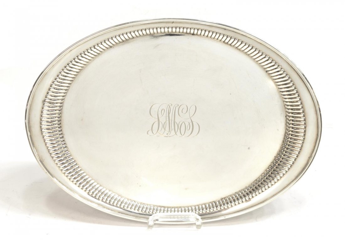 BLACK, STARR & FROST STERLING SERVICE TRAY (1 of 4)