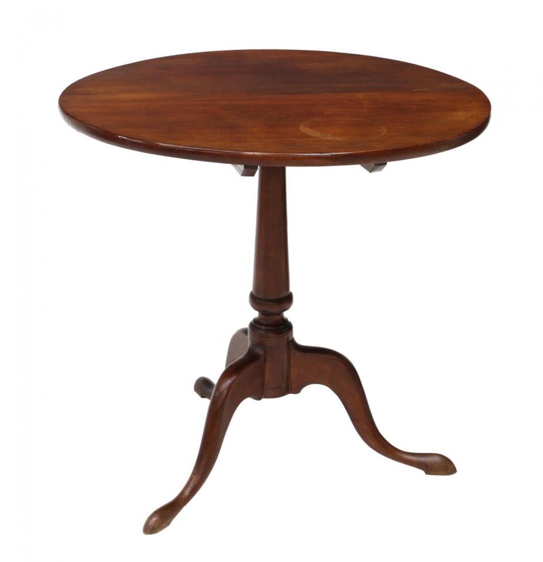 AMERICAN MAHOGANY TILT TOP TABLE (1 of 2)