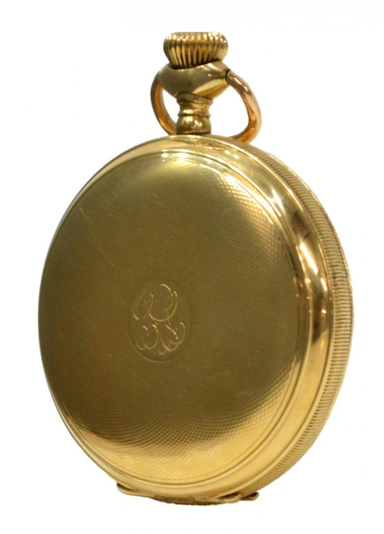 SETH THOMAS HUNTER CASE POCKET WATCH, OPERATING: Operating Seth Thomas gold fill hunter case pocket watch, second hand dial, size 18, SN 822256 Start Price: $60.00