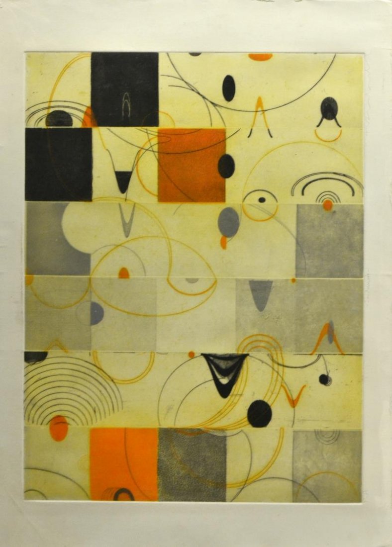 ROBERTO TURNBULL (B. 1959) LIMITED PRINT: Framed print, "Sordomudo" (Deaf), pencil titled, signed lower right Turnbull (Roberto Turnbull, Mexico, b. 1959), sight: 22.75"h, 31"w, overall: 24"h, 36"w, 4.5lbs Start Price: $100.00