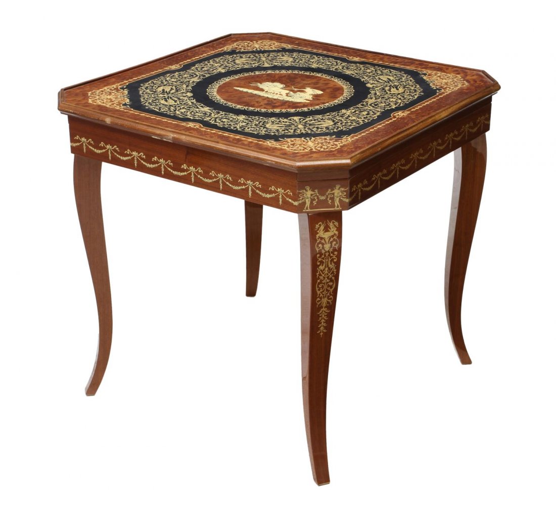 ITALIAN GAME TABLE, CHESS, ROULETTE, BACKGAMMON (1 of 8)