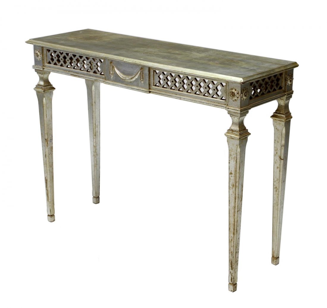ITALIAN FLORENTIA RECTANGULAR CONSOLE TABLE (1 of 4)