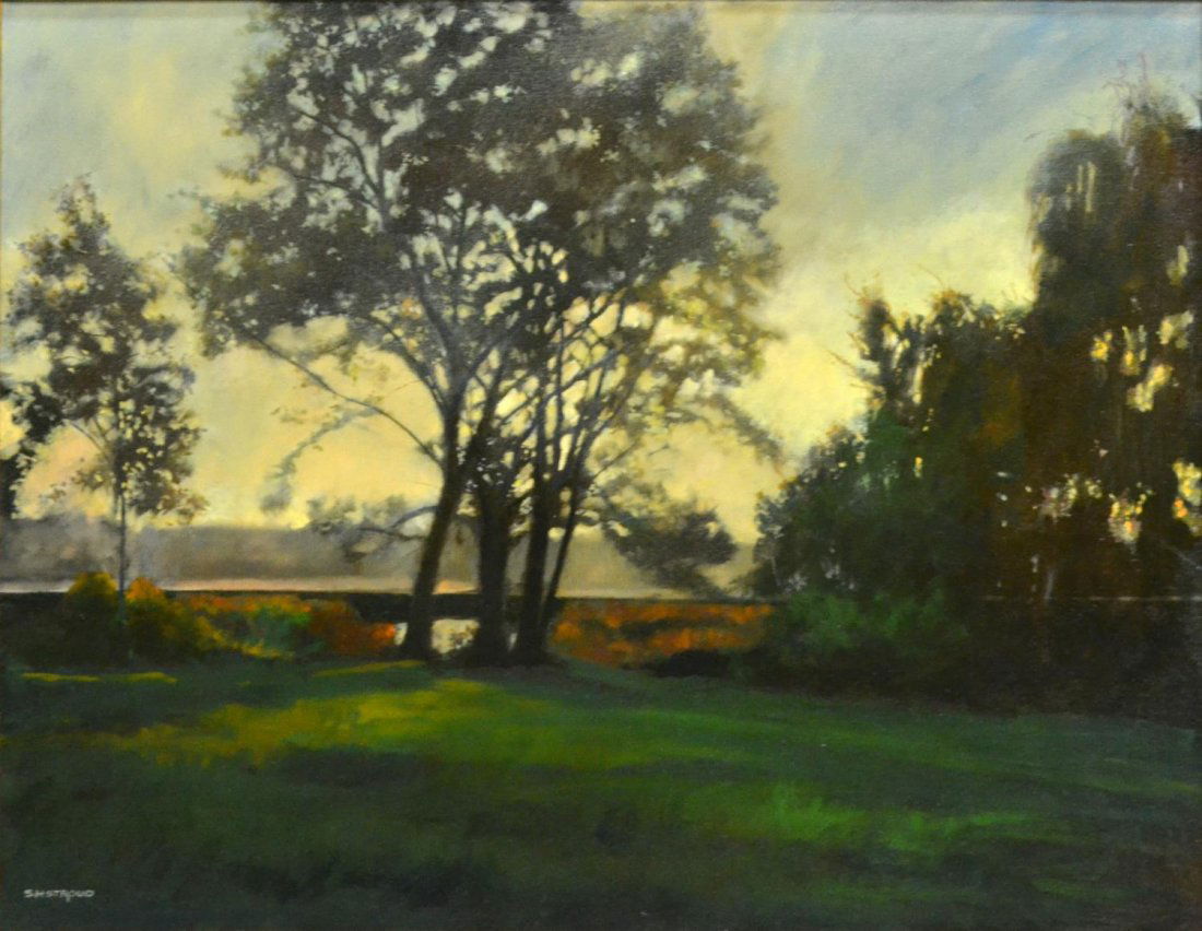 STEVEN STROUD (ILLINOIS, 20th/21st c.) LANDSCAPE (1 of 3)