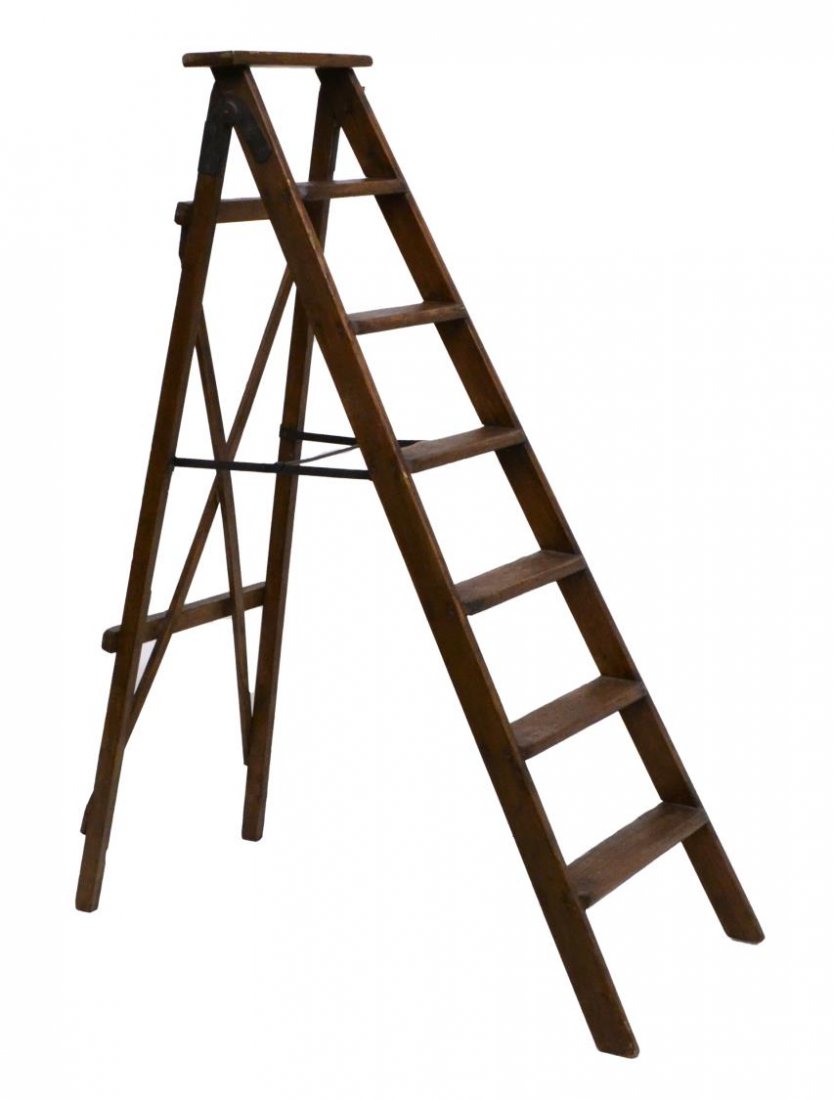 FRENCH FOLDING LIBRARY STEPS (1 of 2)