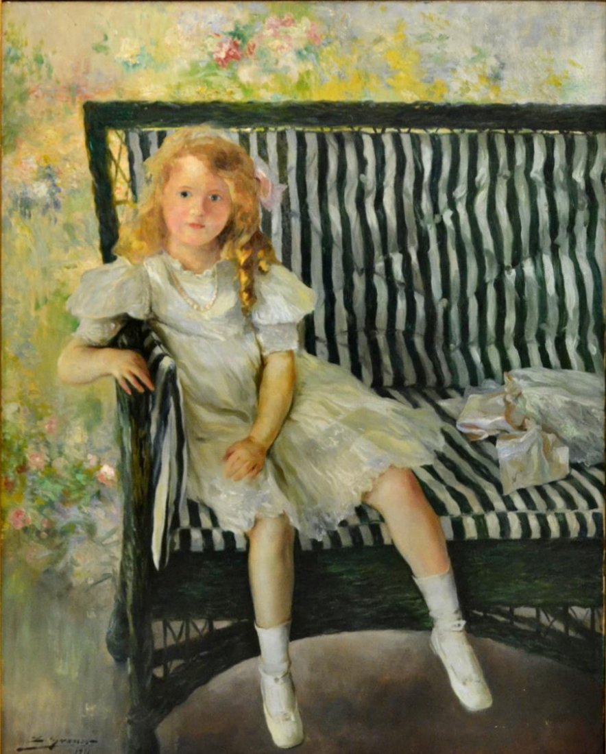 LUIS GRANER y ARUFFI (1863-1929), LARGE PORTRAIT (1 of 3)