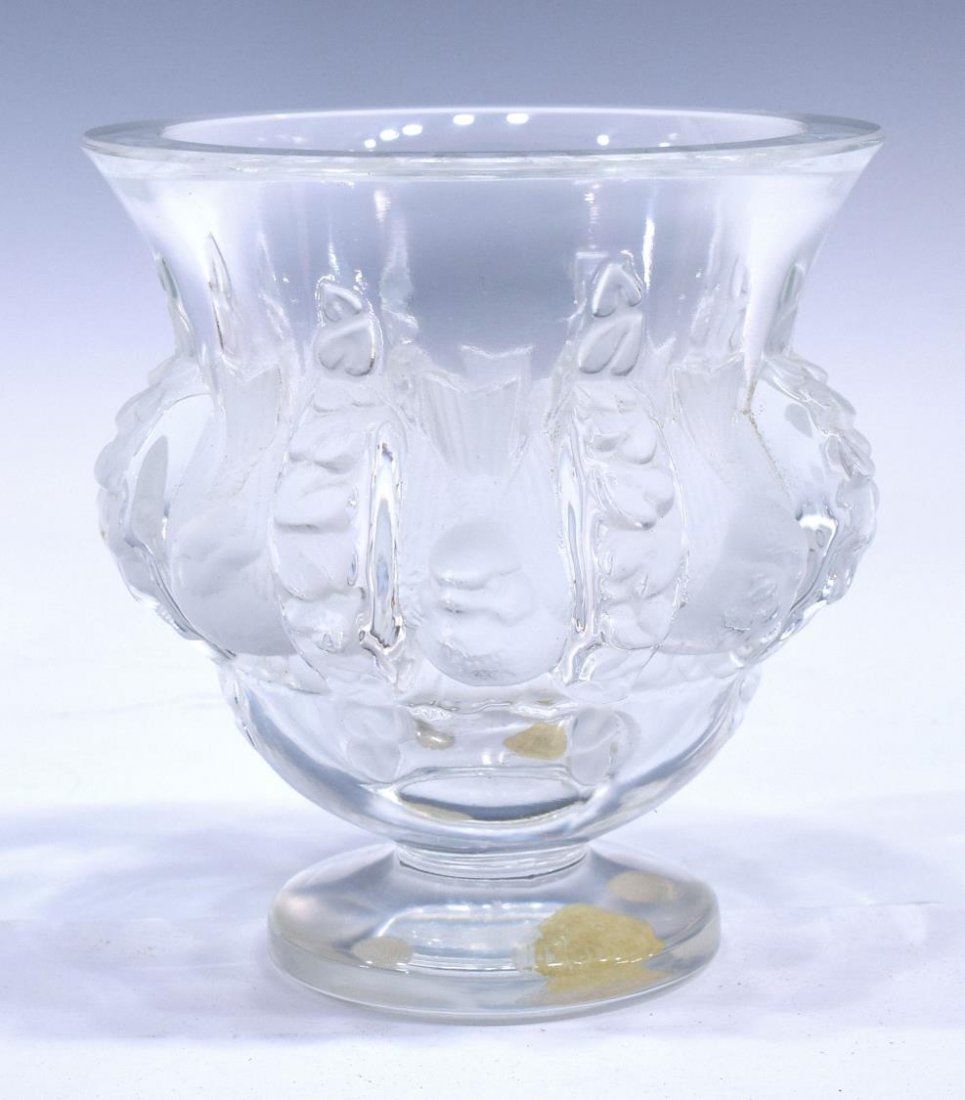 LALIQUE ART CRYSTAL DAMPIERRE VASE (1 of 4)