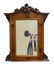 (2) VICTORIAN CARVED & BEVELED HANGING MIRRORS - 3