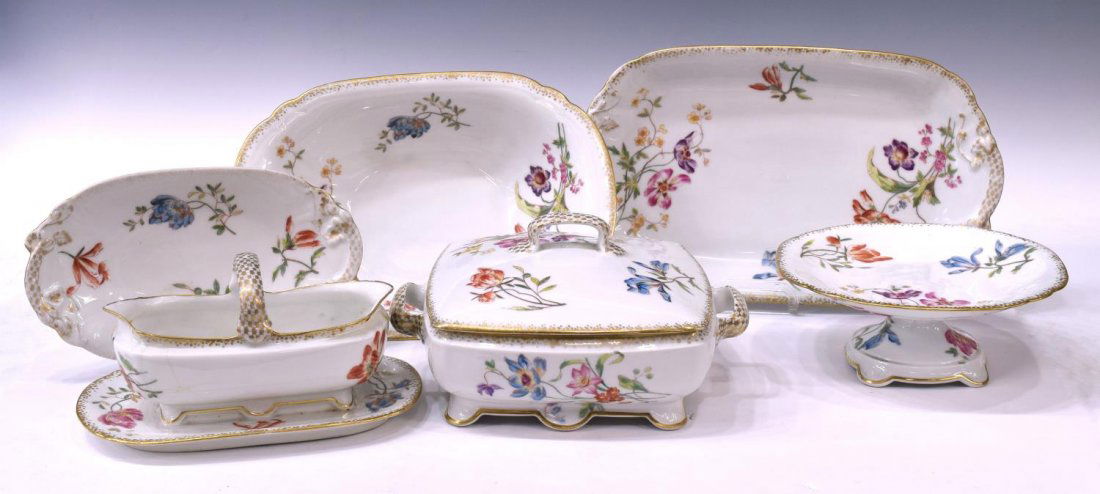 (6) BELGIAN PORCELAIN SERVICWARE (1 of 5)