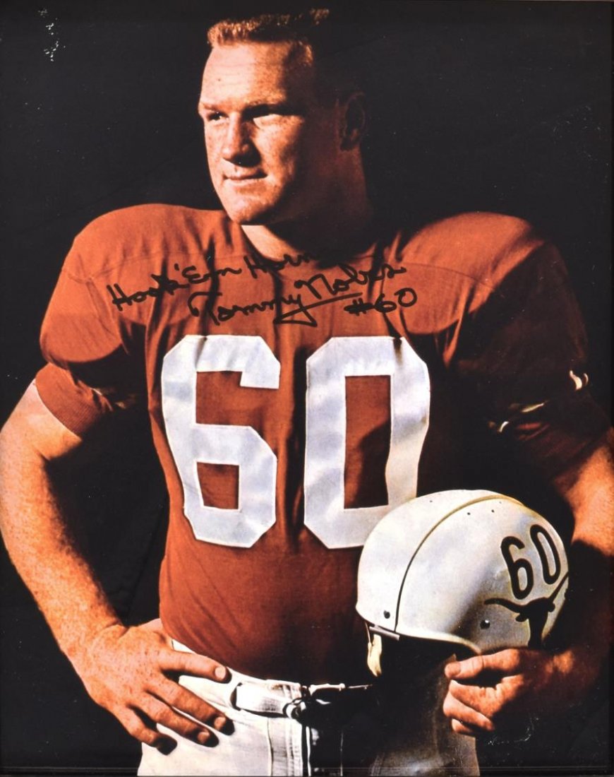 TOMMY NOBIS TEXAS LONGHORN AUTOGRAPHED PICTURE (1 of 5)