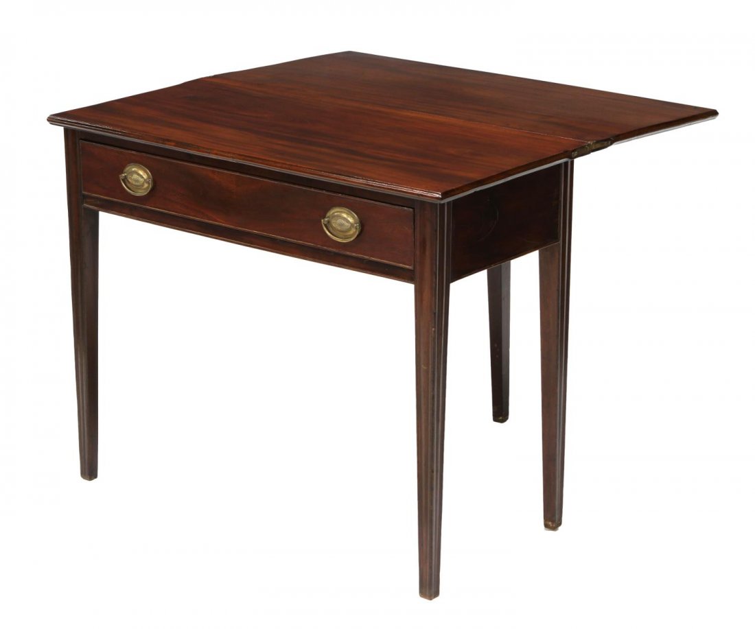 AMERICAN CHIPPENDALE MAHOGANY GAMES TABLE (1 of 6)