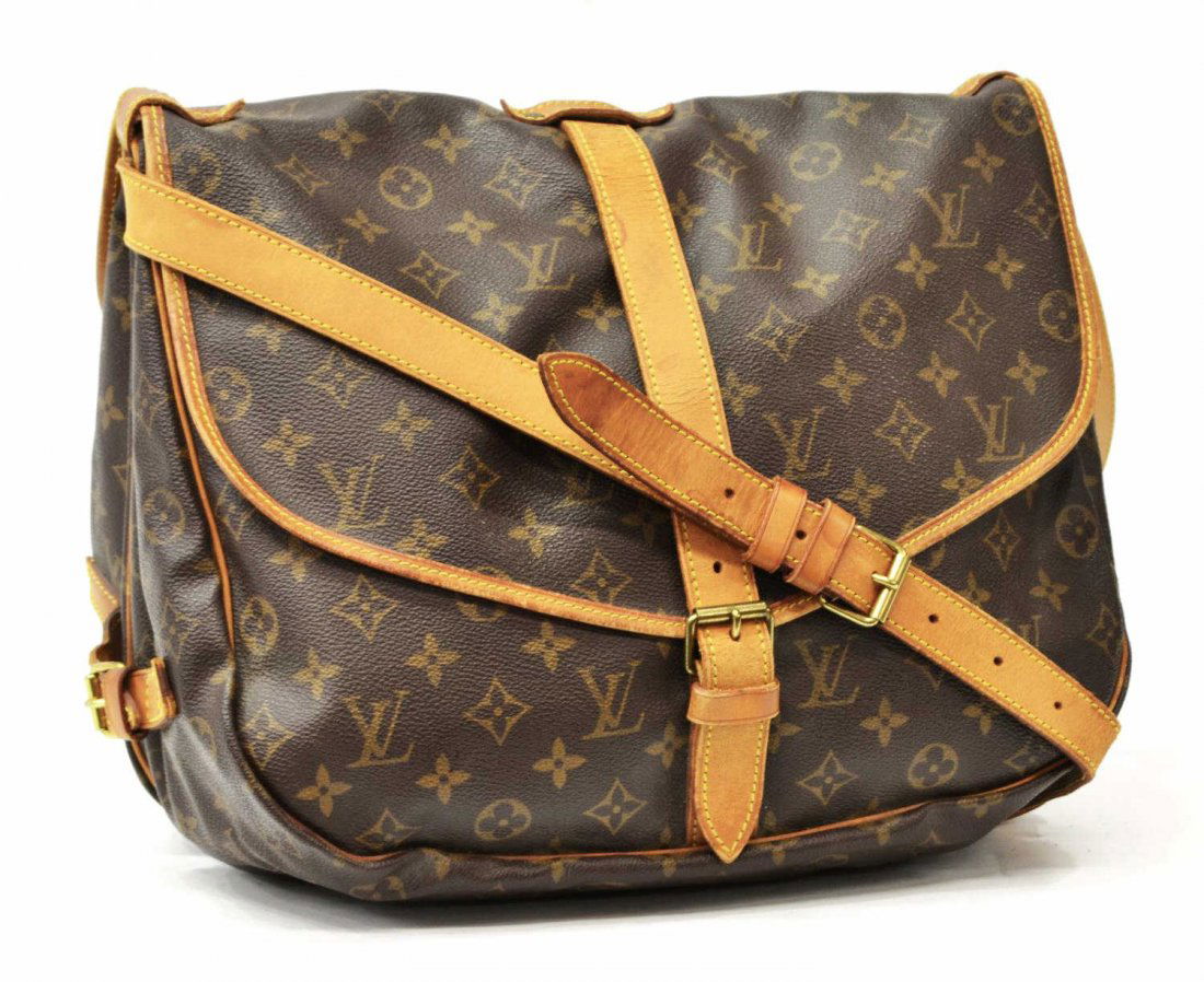 LOUIS VUITTON SAUMUR 35 MESSENGER SHOULDER BAG (1 of 6)
