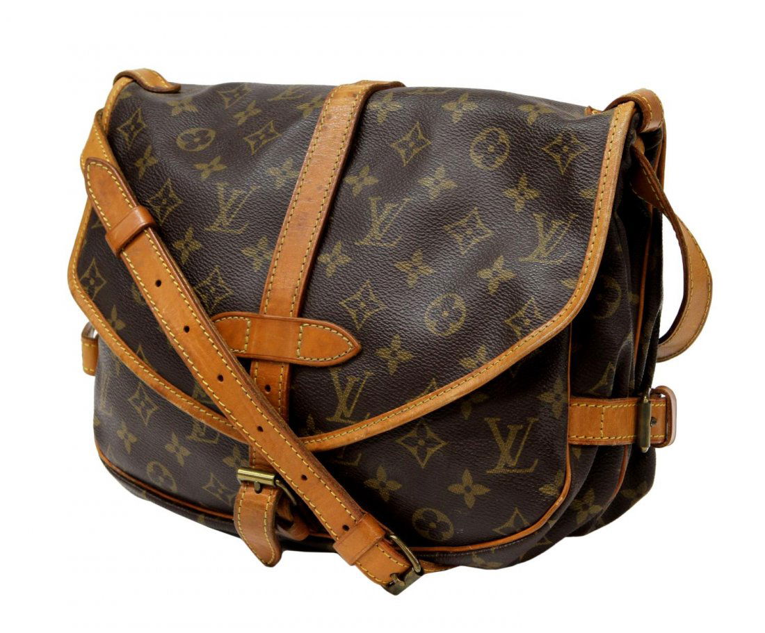 LOUIS VUITTON SAUMUR CROSSBODY MESSENGER BAG (1 of 5)