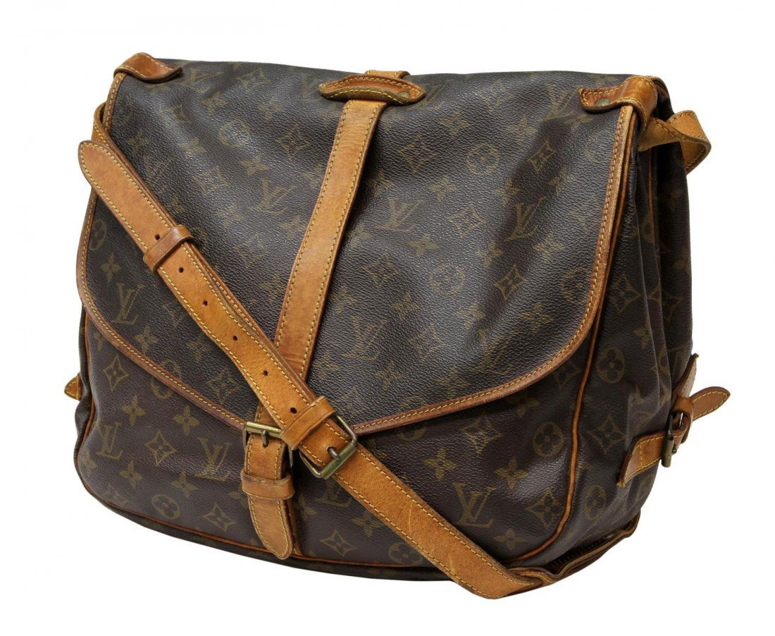 LOUIS VUITTON SAUMUR CROSSBODY MESSENGER BAG (1 of 5)