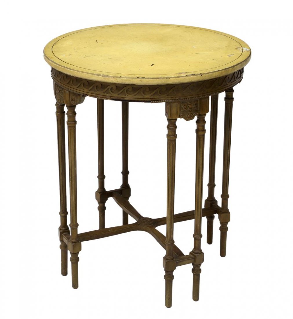 CIRCULAR TOP OCCASIONAL TABLE (1 of 3)