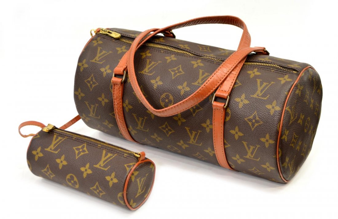 LOUIS VUITTON MONOGRAM PAPILLION POUCH & BAG (1 of 7)