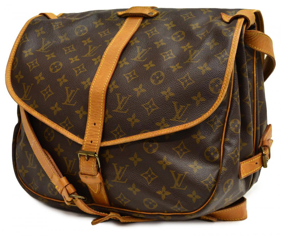 LOUIS VUITTON SAUMUR CROSSBODY MESSENGER BAG (1 of 7)