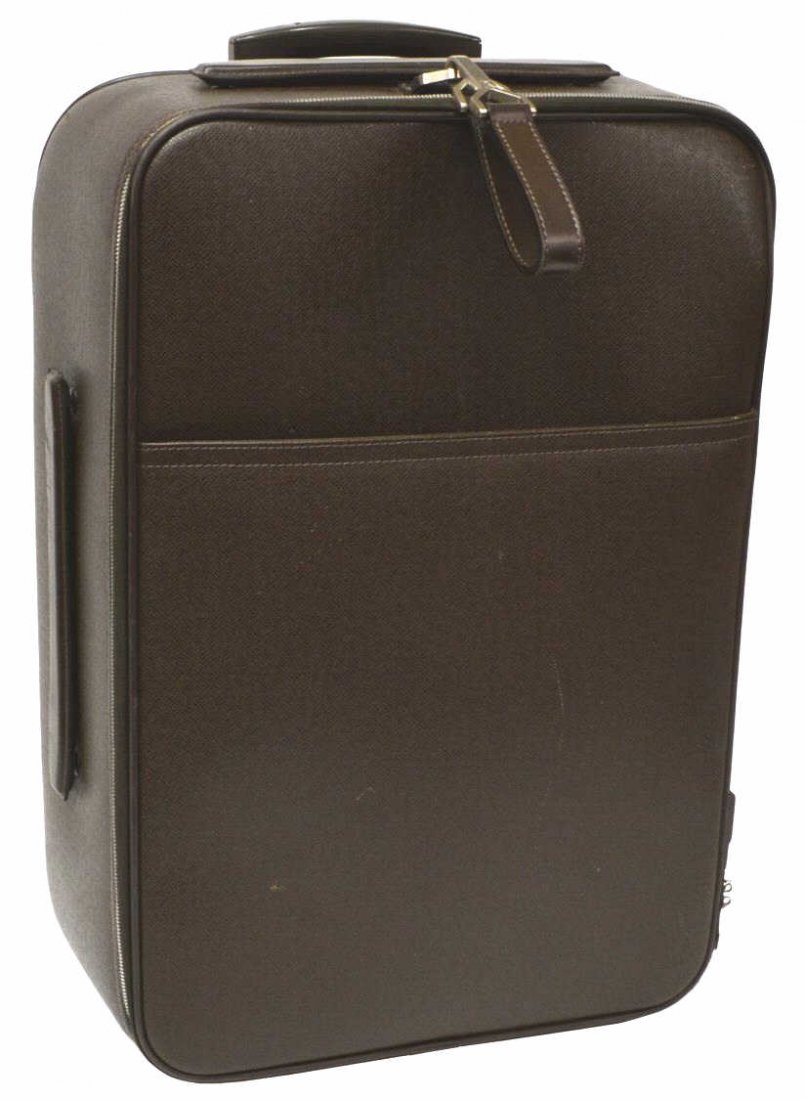 LOUIS VUITTON PEGASE BROWN TAIGA LEATHER SUITCASE (1 of 5)
