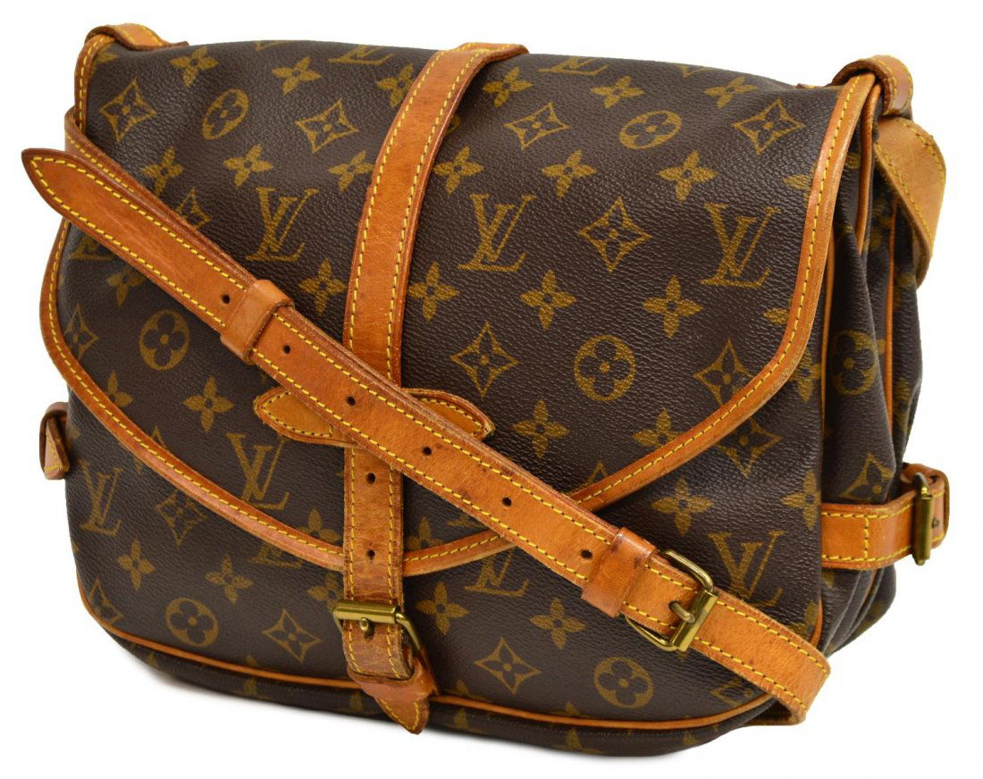 LOUIS VUITTON SAUMUR CROSSBODY MESSENGER BAG (1 of 8)