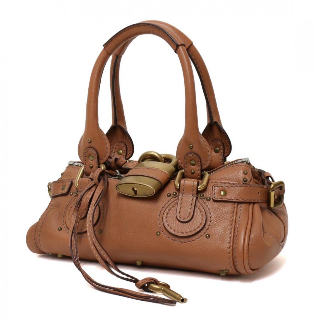 CHLOE LEATHER PADDINGTON HANDBAG / PURSE (1 of 5)