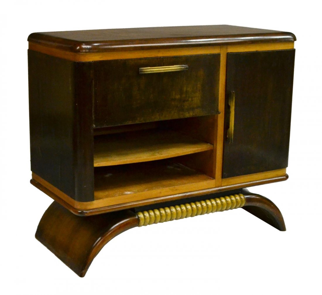 ITALIAN MID-CENTURY BAR CABINET & RECORD PLAYER (1 of 3)